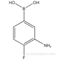 3-амино-4-фторфенилбороновая кислота CAS 873566-75-7